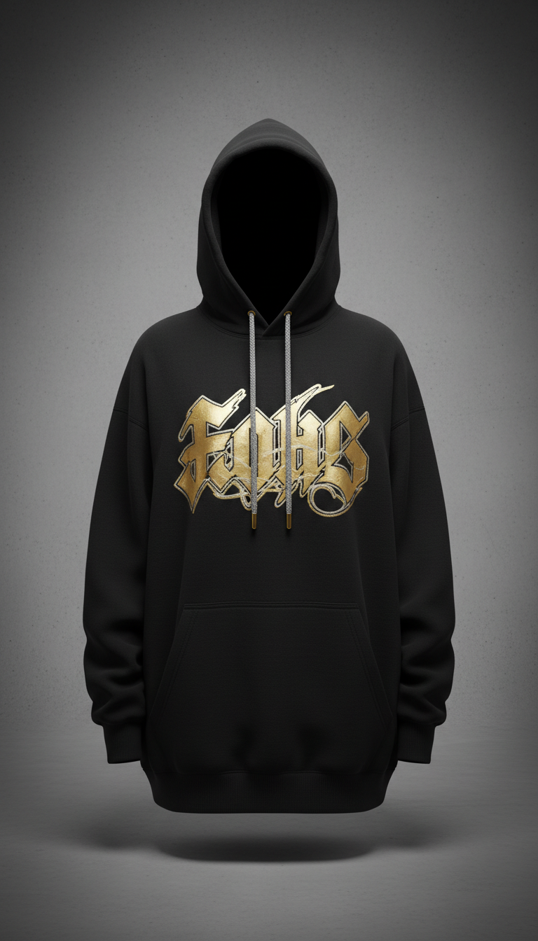 Oversized Hoodie With Embroidered Logo